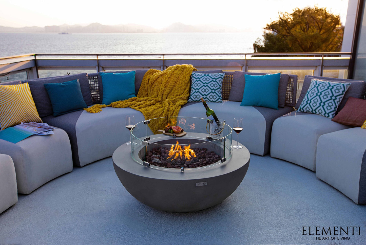 LUNAR BOWL FIRE TABLE - Elementi Fires
