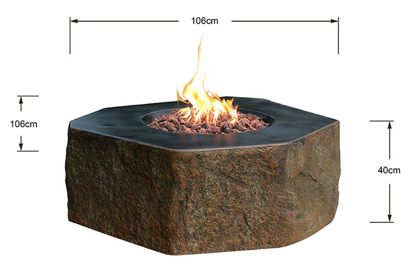 COLUMBIA FIRE TABLE - Elementi Fires