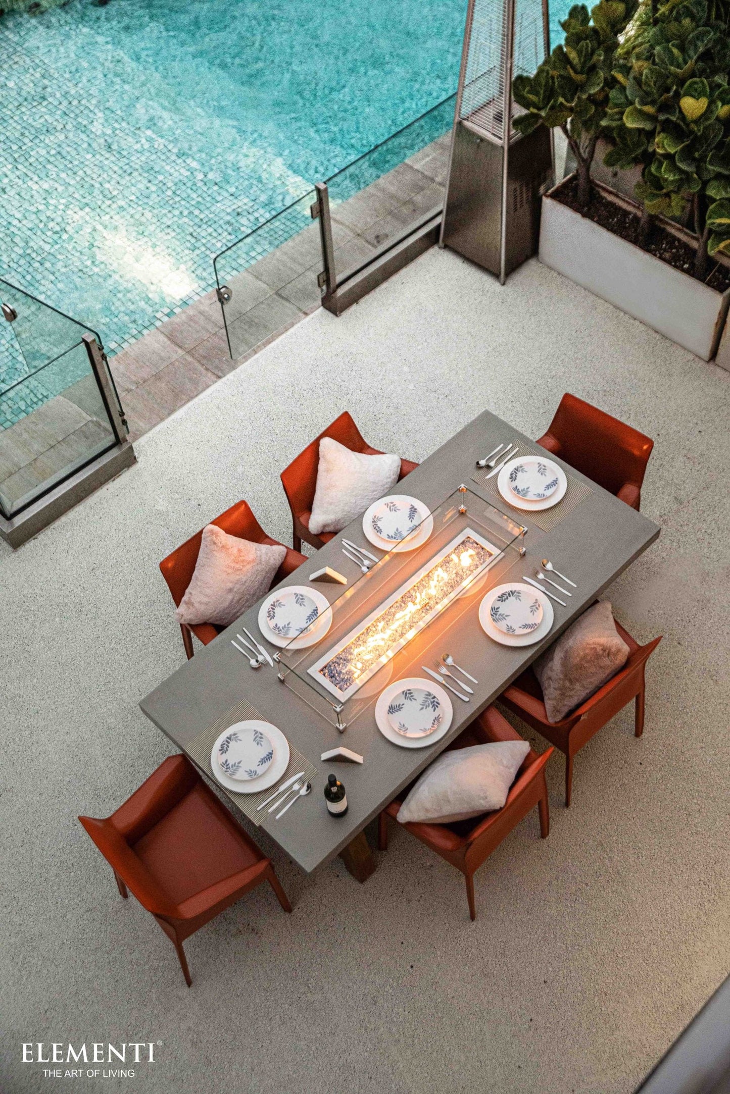 ELEMENTI FIRES SONOMA DINING TABLE