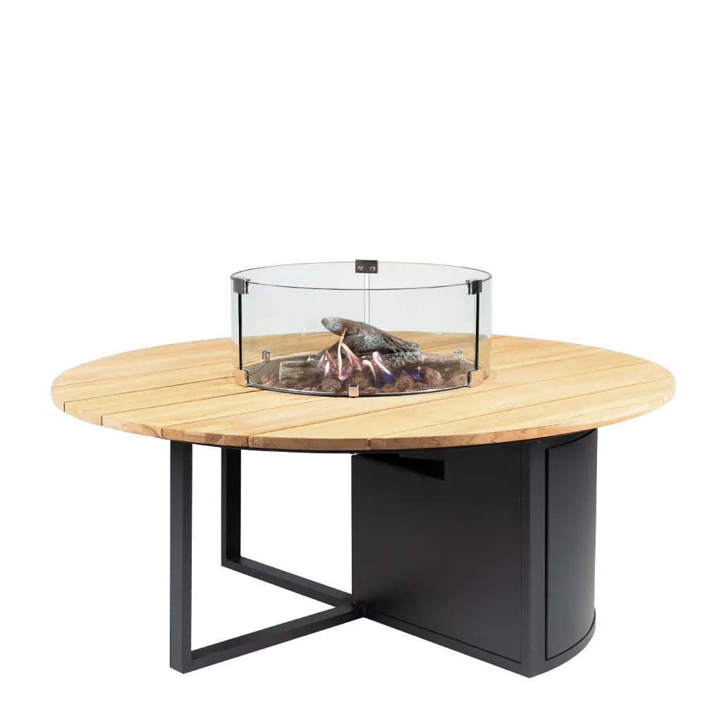 Cosi Fires Cosiloft 120 round black / teak