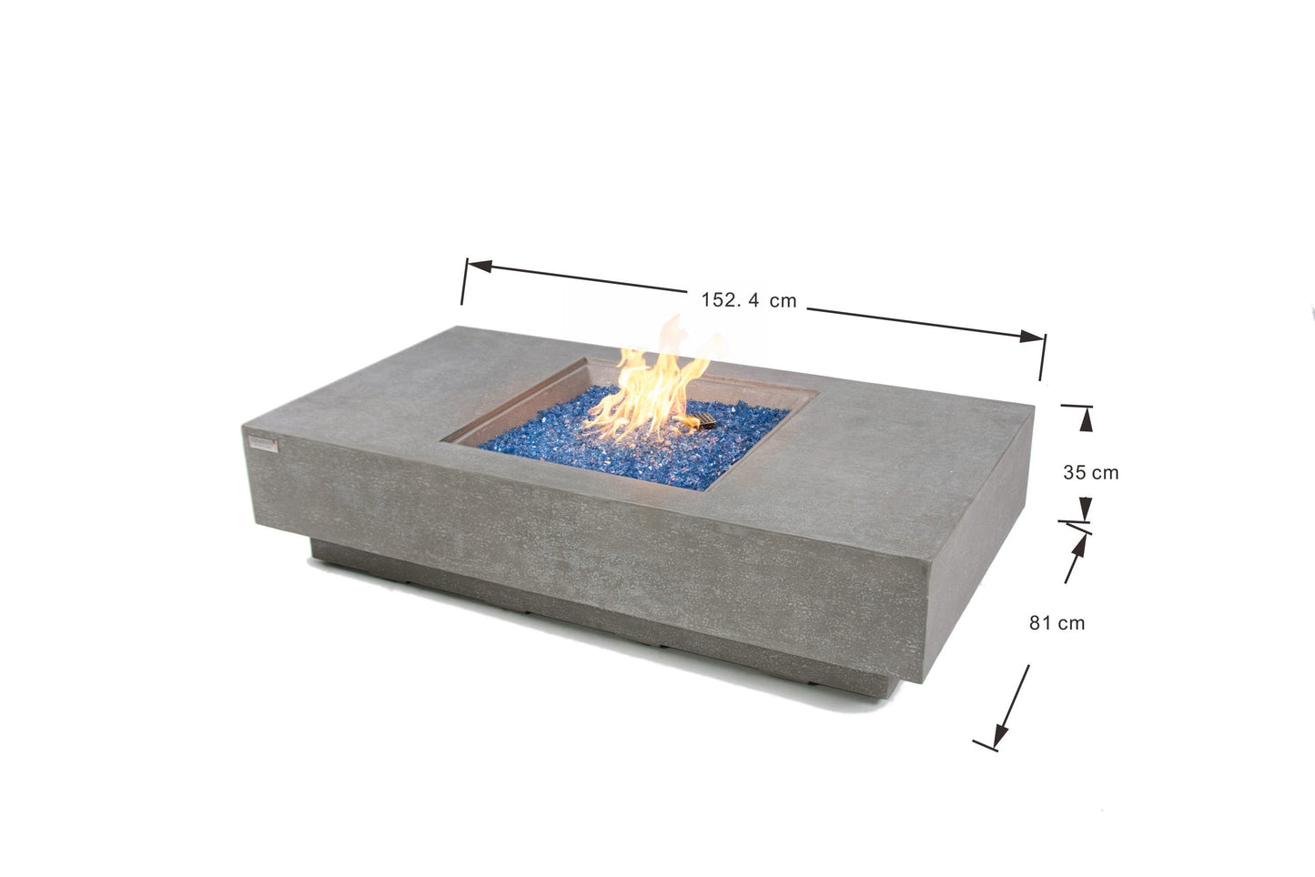 Elementi Fire Monte Carlo Fire Pit Table
