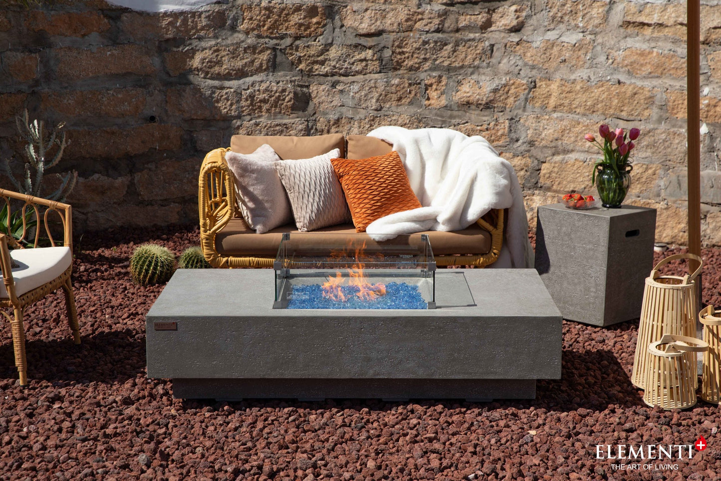 Elementi Fire Monte Carlo Fire Pit Table
