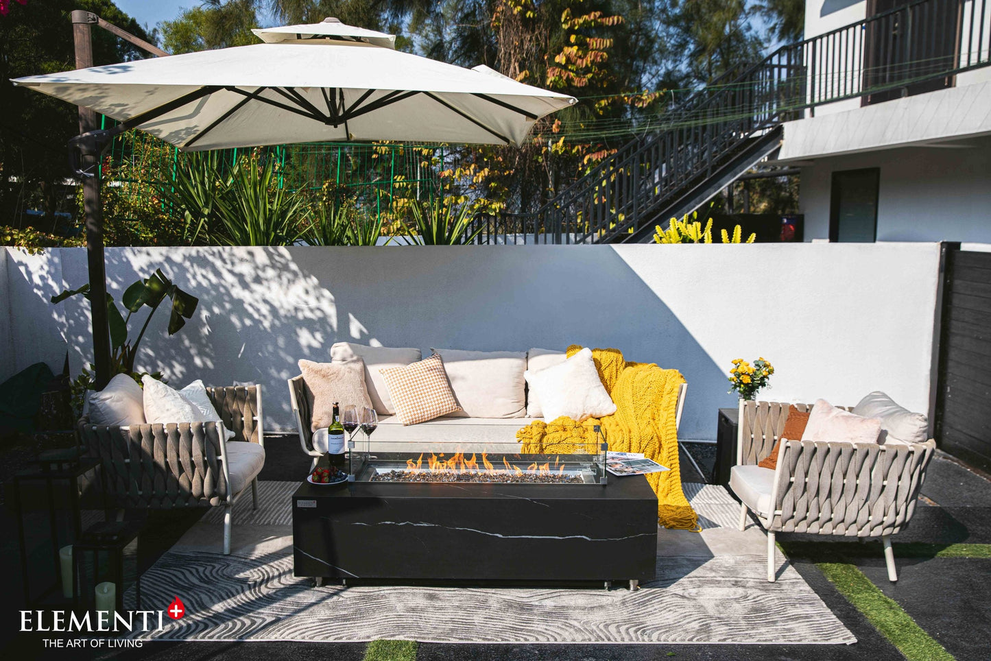 Elementi Fire Varna Gas Fire Pit