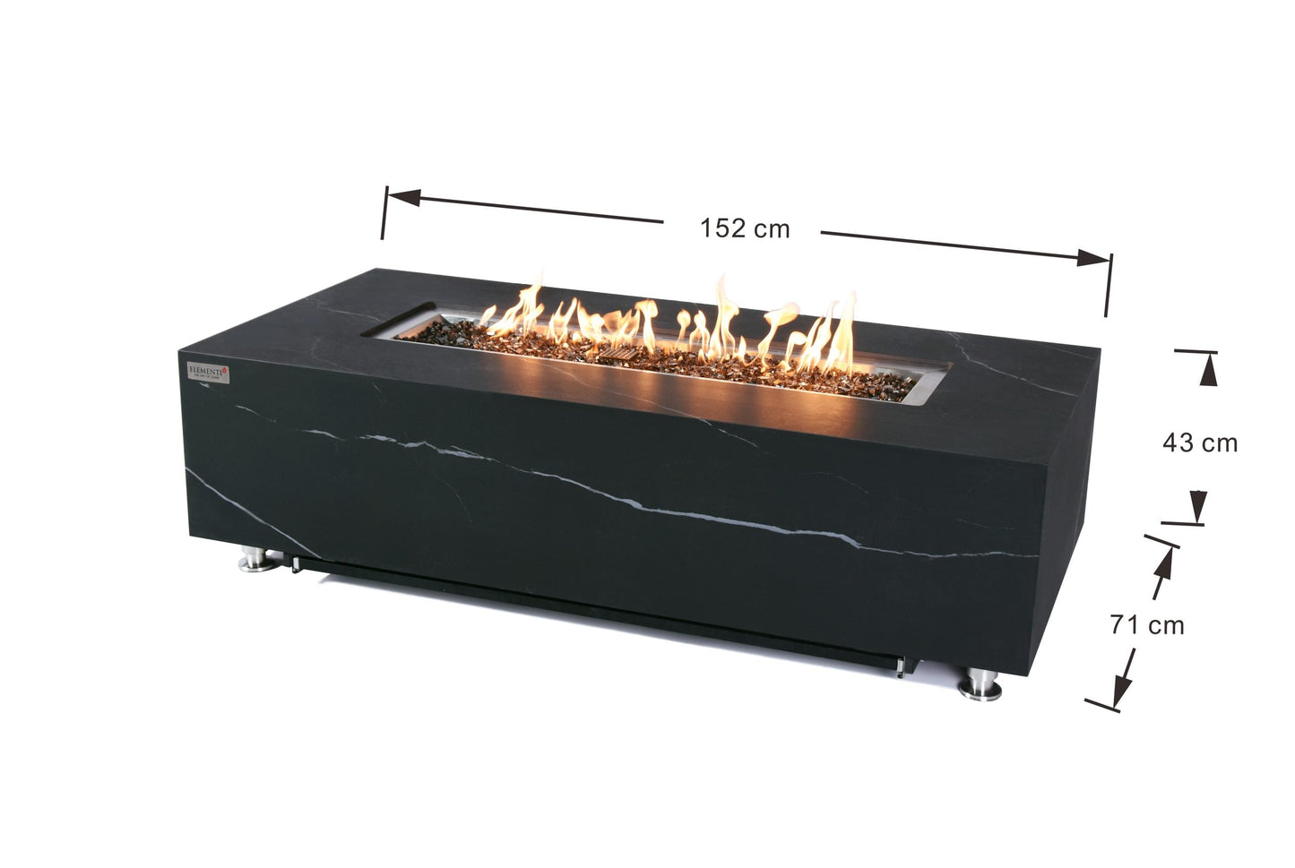 Elementi Fire Varna Gas Fire Pit
