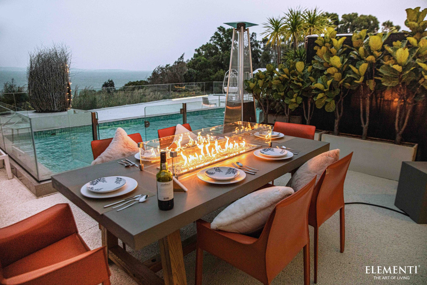 ELEMENTI FIRES SONOMA DINING TABLE