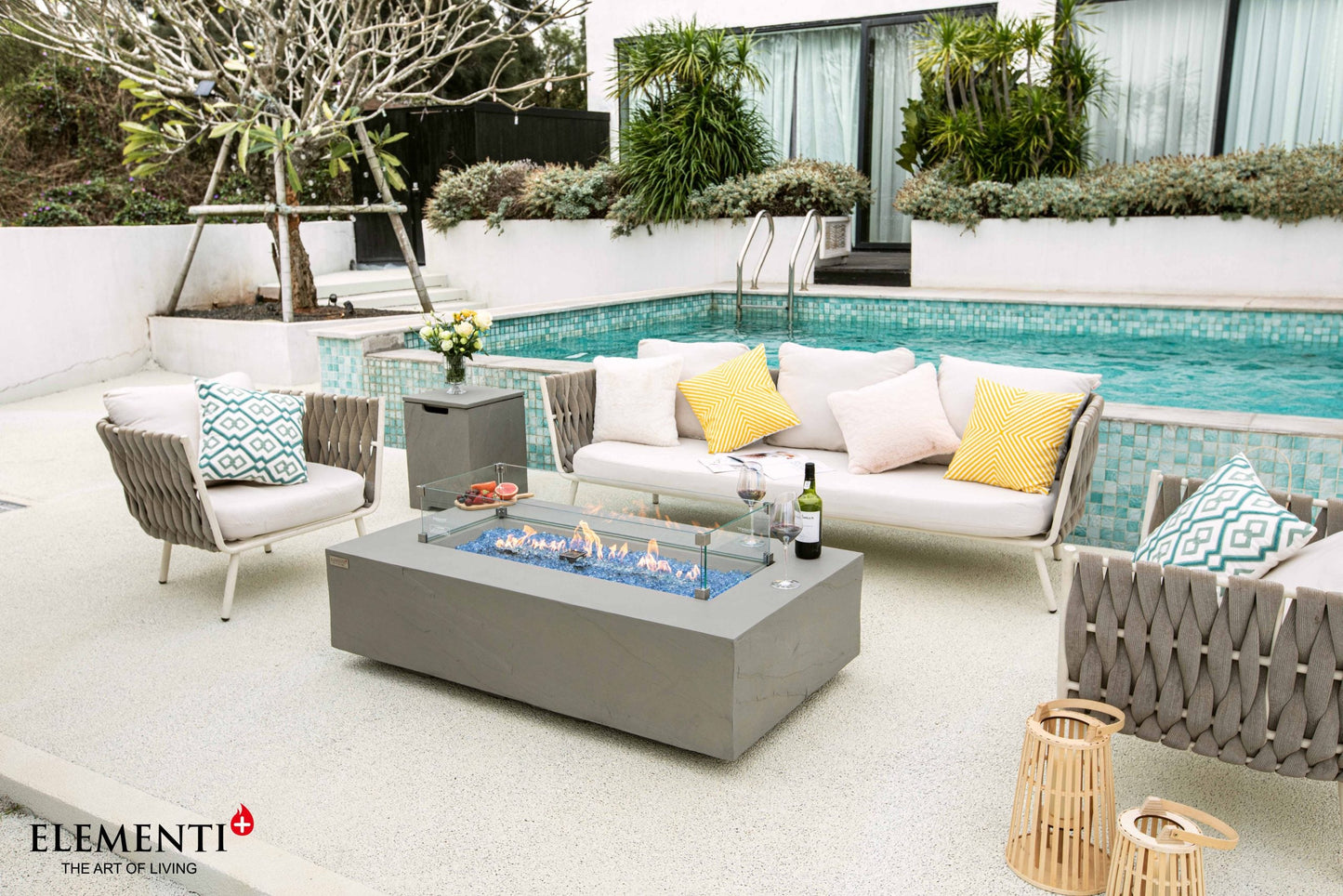 Elementi Fire Meteora Fire Pit Table
