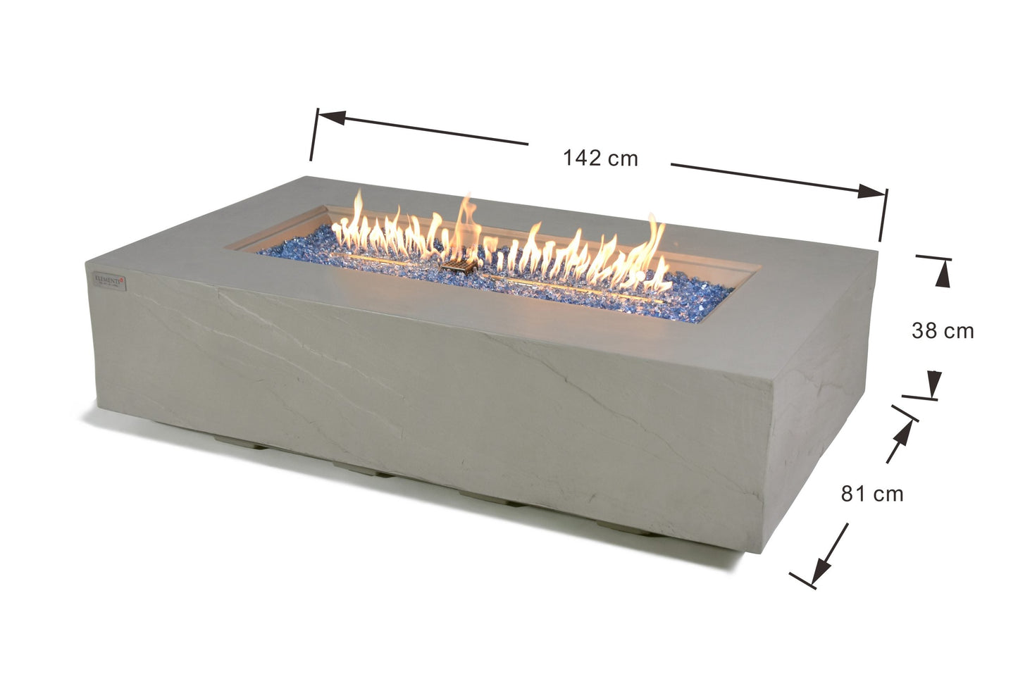 Elementi Fire Meteora Fire Pit Table