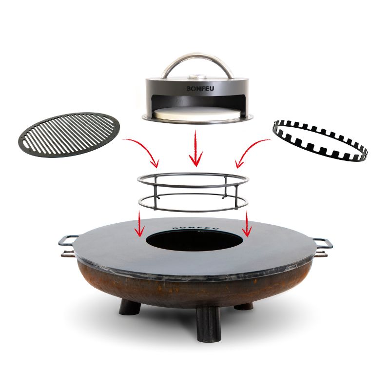 BonFeu BonBowl Plus Corten Steel Fire Pit