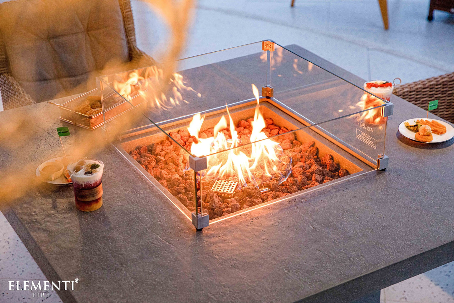 Elementi Fire Birmingham Fire Pit Table
