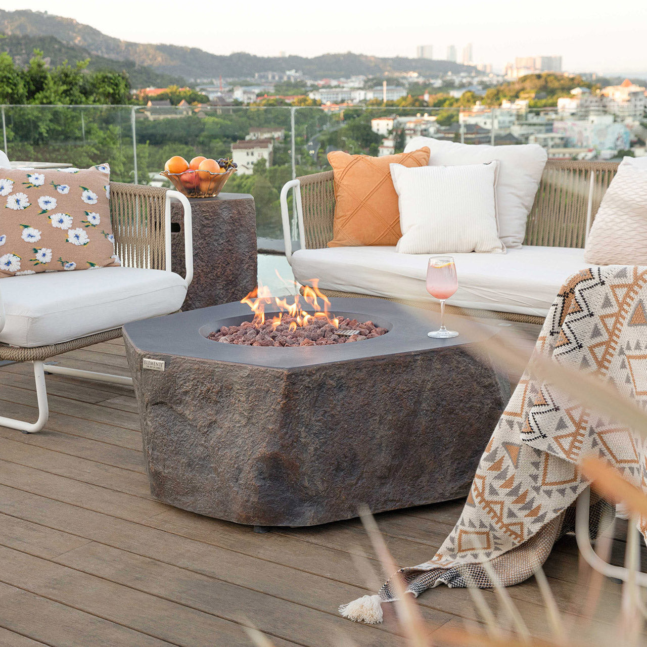 COLUMBIA FIRE TABLE - Elementi Fires
