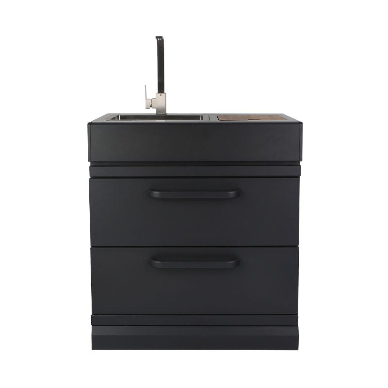 GRLLR Outdoor Kitchen - G4S 4 Burner BBQ, Fridge and Sink