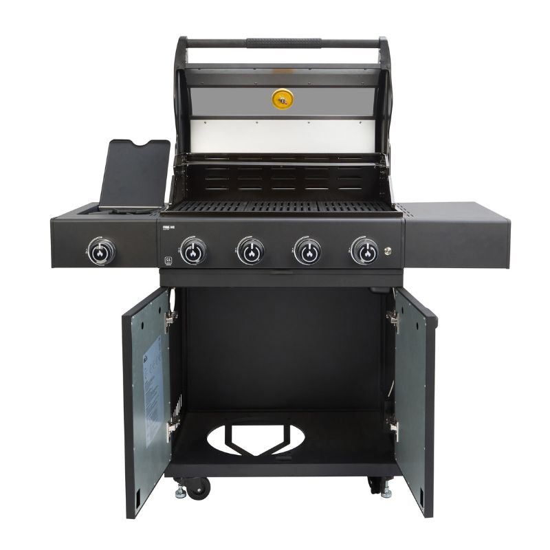 GRLLR Outdoor Kitchen - G4S 4 Burner BBQ, Fridge and Sink