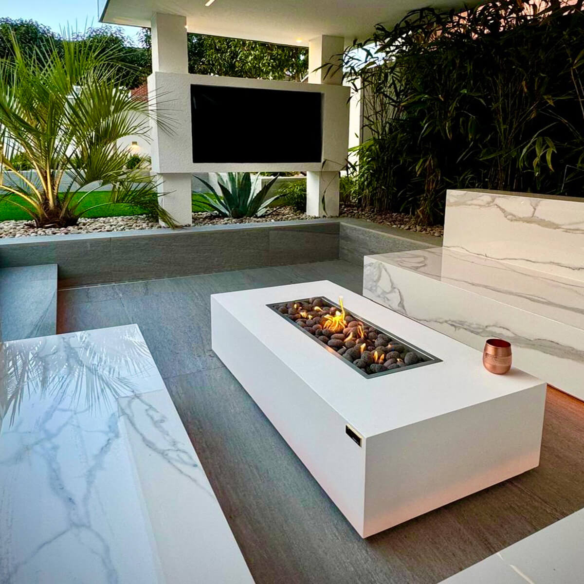Mirage Gas Fire Pit - Luxury Fire Pit Co