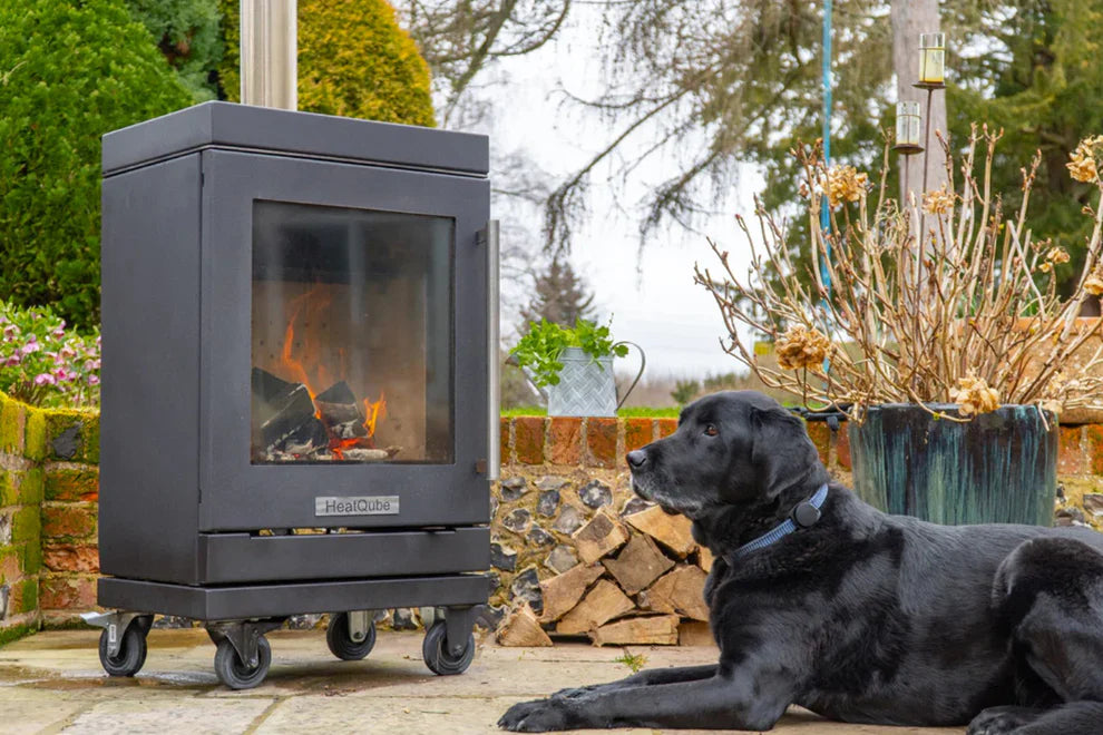 BBQube HeatQube Heater Only: 4-Wheel Base