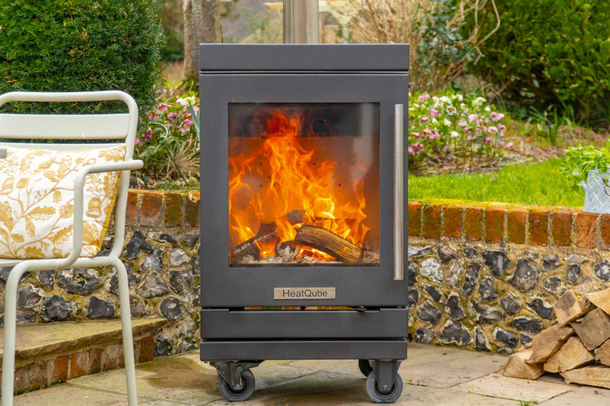 BBQube HeatQube Heater Only: 4-Wheel Base