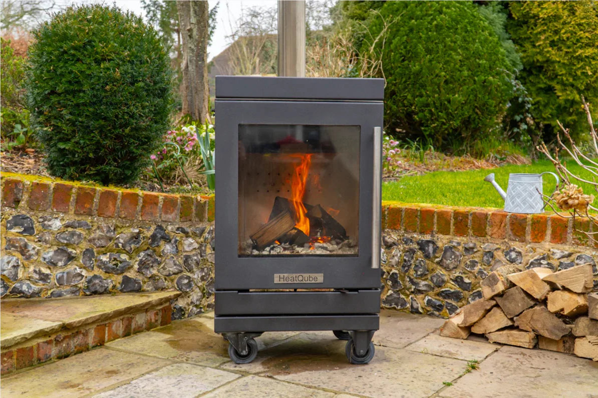 BBQube HeatQube Heater Only: 4-Wheel Base