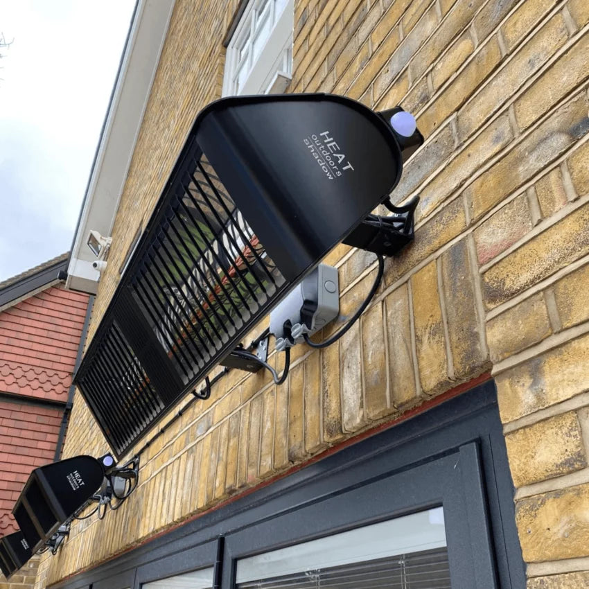 Shadow Fatboy 4.8kW Double Mega Heat Patio Heater - Heat Outdoors