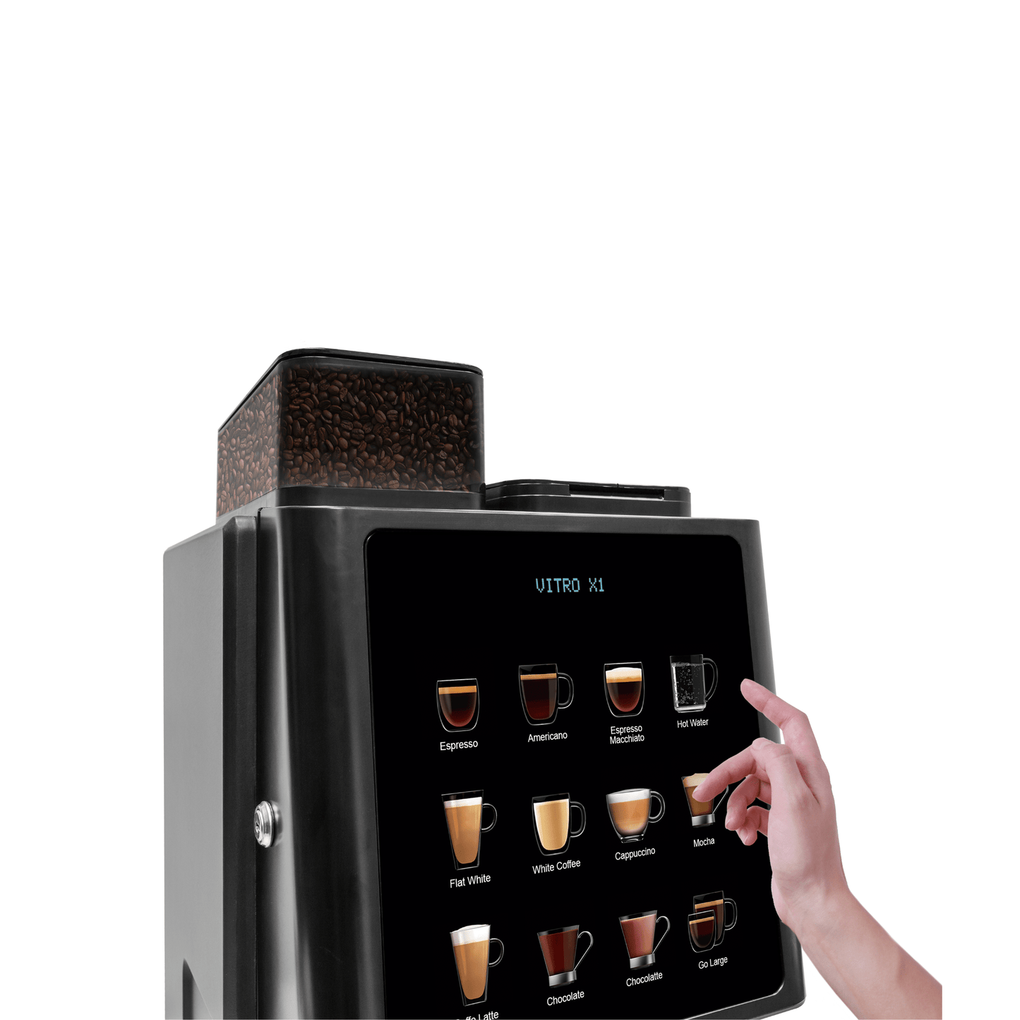 Coffetek Vitro X1 MIA Espresso with Smart Milk Fridge - Automatic Coffee Machine