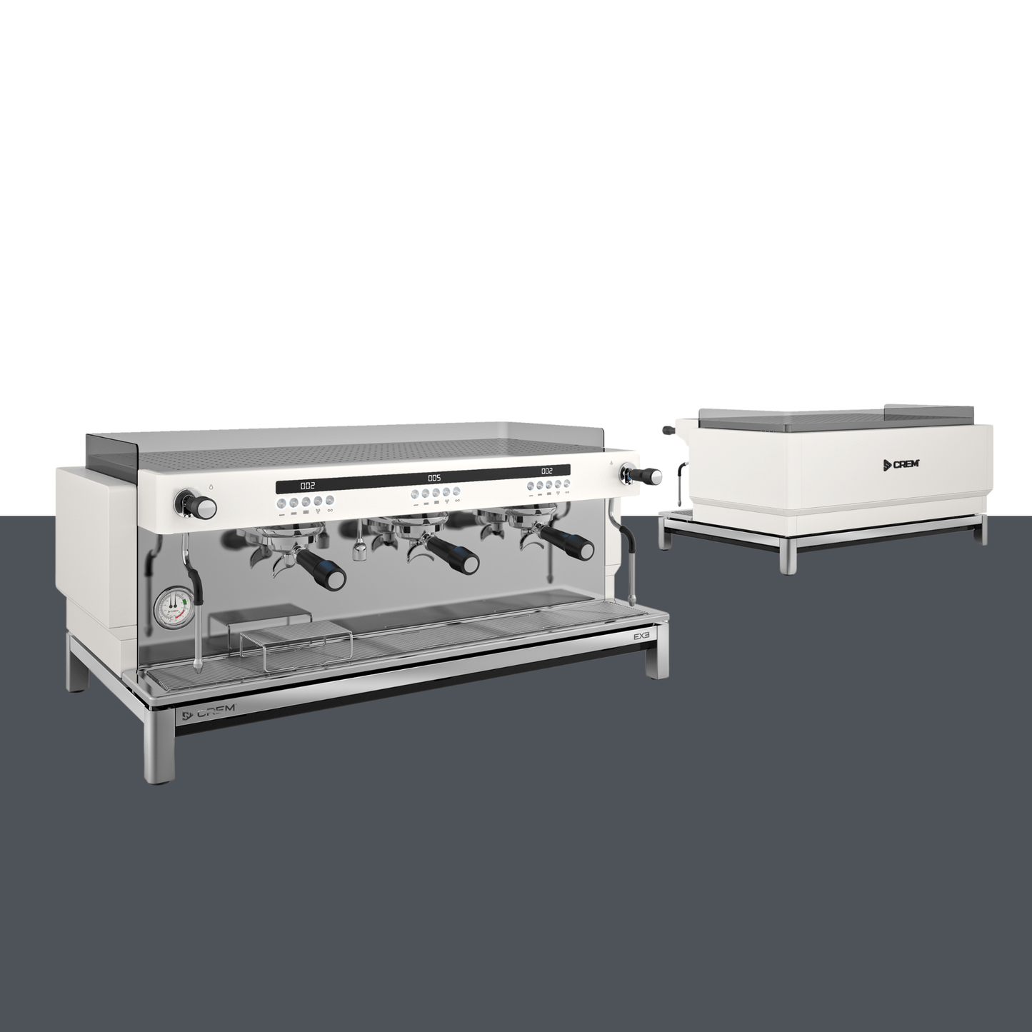 CREM EX3 3 Group Display - Traditional Espresso Machine