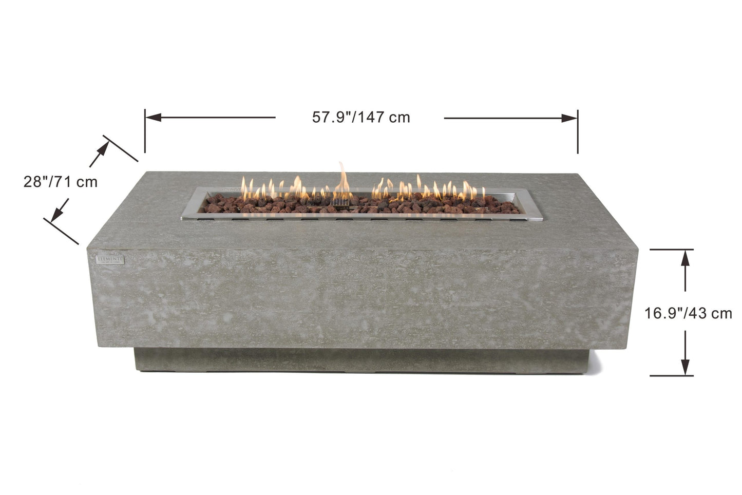 KINGSALE FIRE TABLE - Elementi Fires