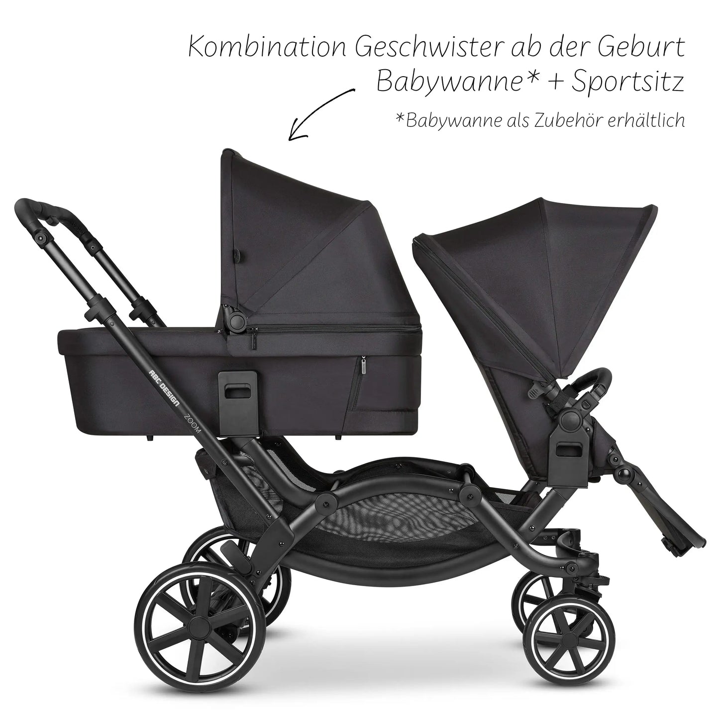 Zoom twin and double | 3-in- 1 Travel system