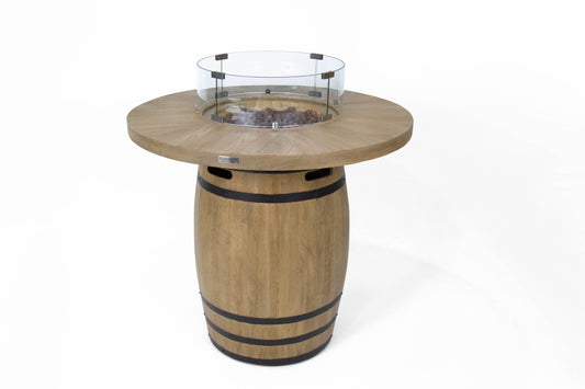 Elementi Fire Lafite Barrel Bar Table