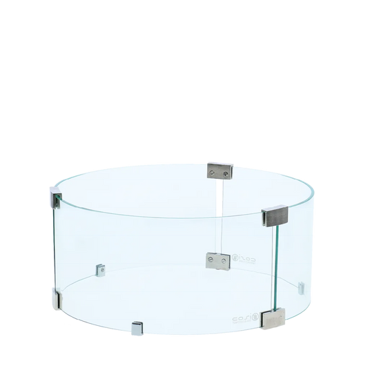 Cosi Fires Cosi round glass set L - Transparent
