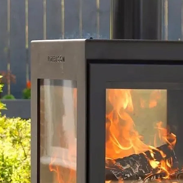 Firebloom Fresco Pedestal Stove with flue