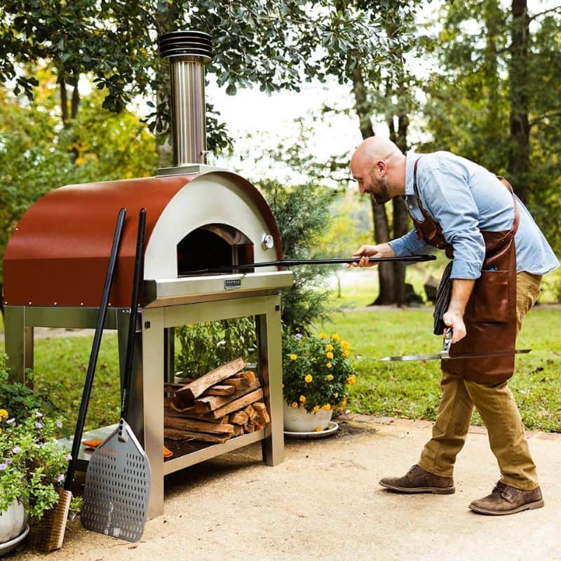 Fontana Mangiafuoco Wood Fired Pizza Oven With Trolley