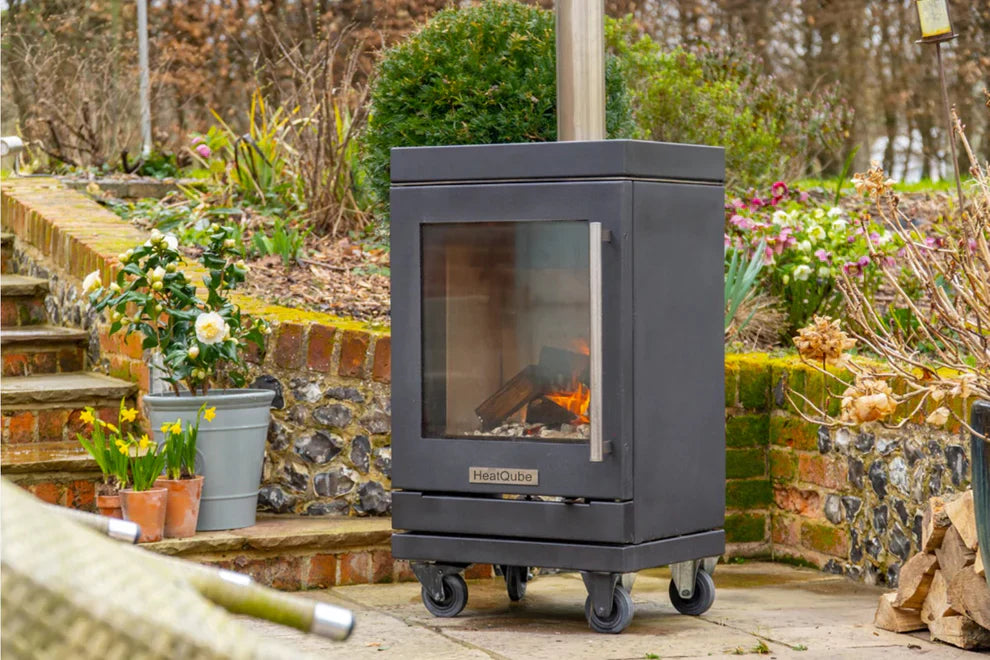 BBQube HeatQube Heater Only: 4-Wheel Base