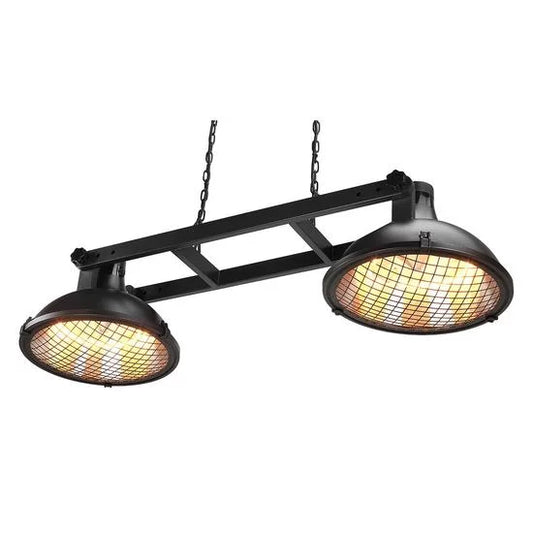 Shadow Diffusion Double Hanging Lamp 3.0kW Patio Heater - Heat Outdoors