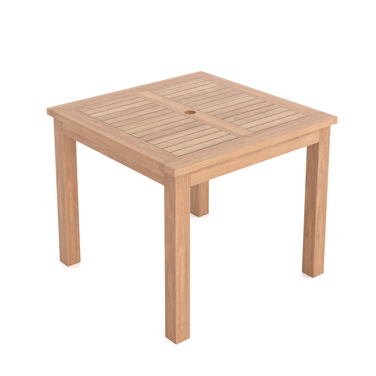 Teak Set 90cm Square Table with 4 Oxford Chairs (Cushions Included)