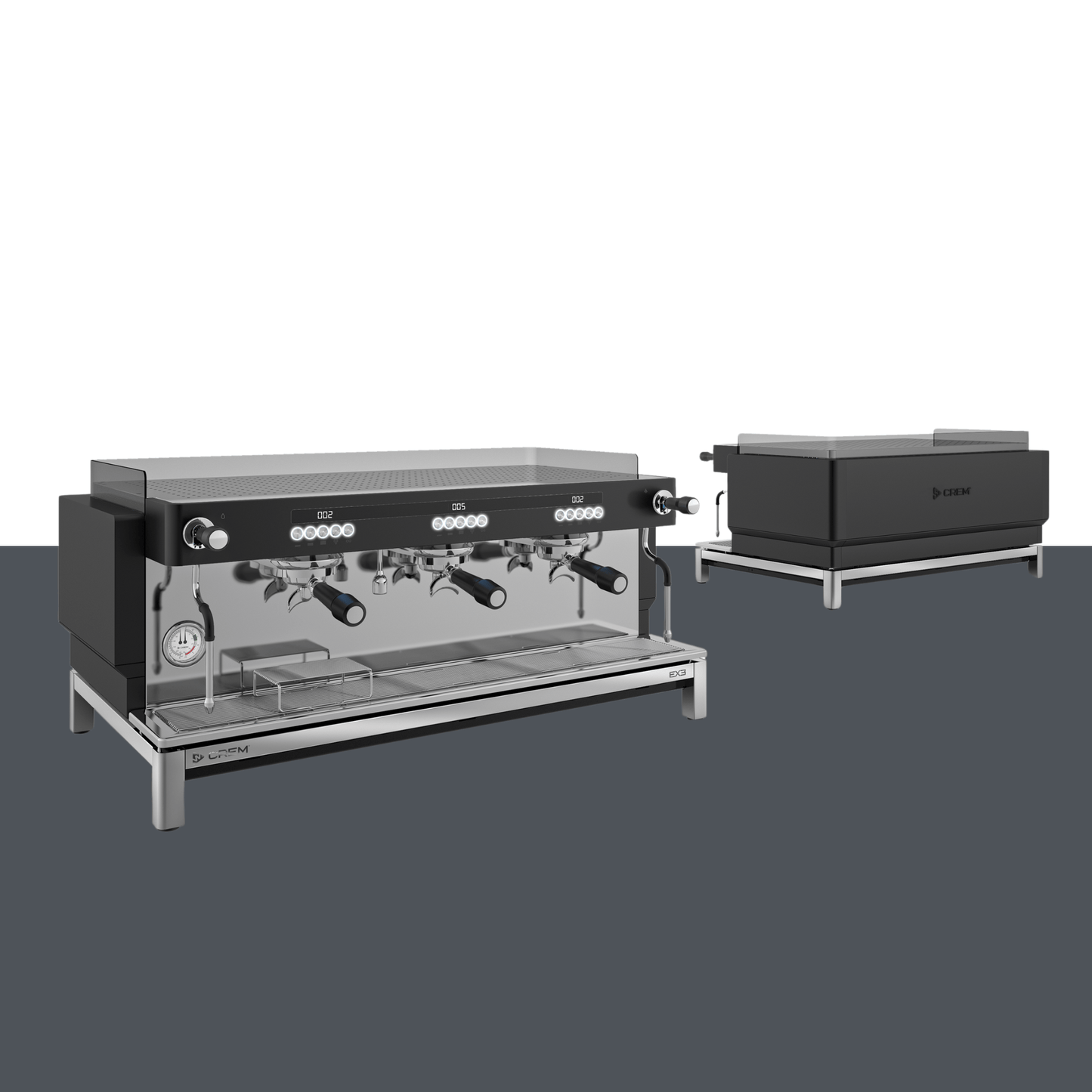 CREM EX3 3 Group Display - Traditional Espresso Machine
