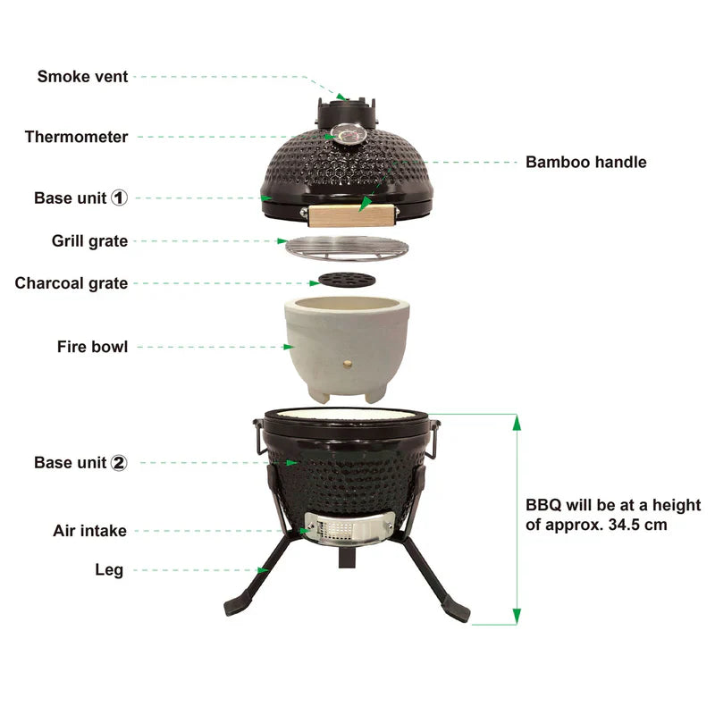 Alfresco Kamado Lite - Pizza oven