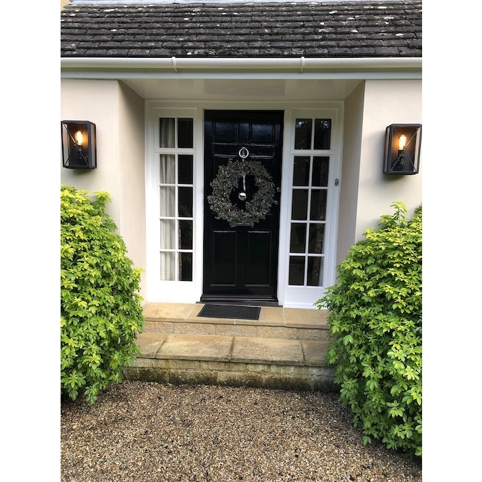 Mayfair Box Wall Light Wide- APG