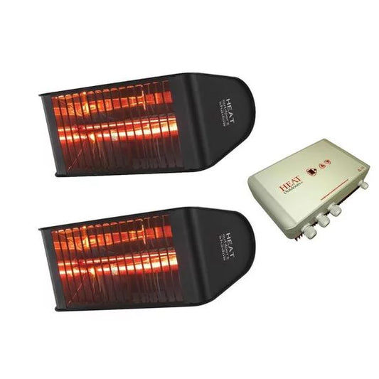 Warehouse Infrared Heater 4.8kW Pack B with Variable Controller - Heat Outdoors- Industrial Heater