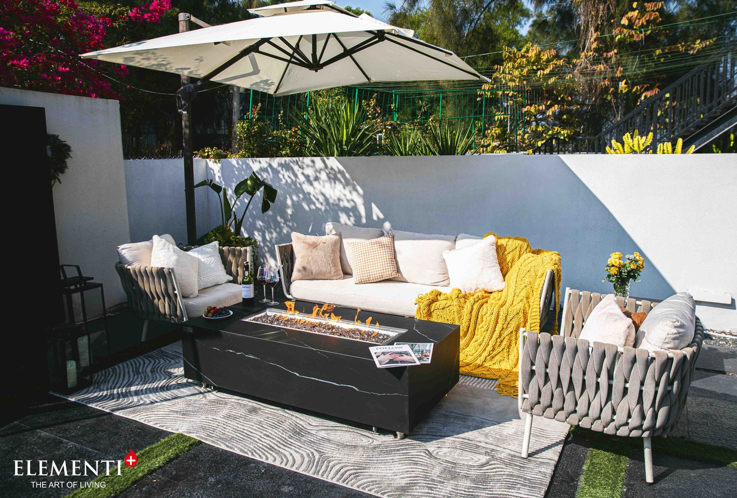 Elementi Fire Varna Gas Fire Pit